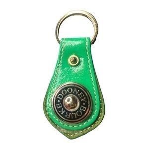 New Vintage ▶️ Dooney & Bourke ◀️ Genuine Leather Key Fob